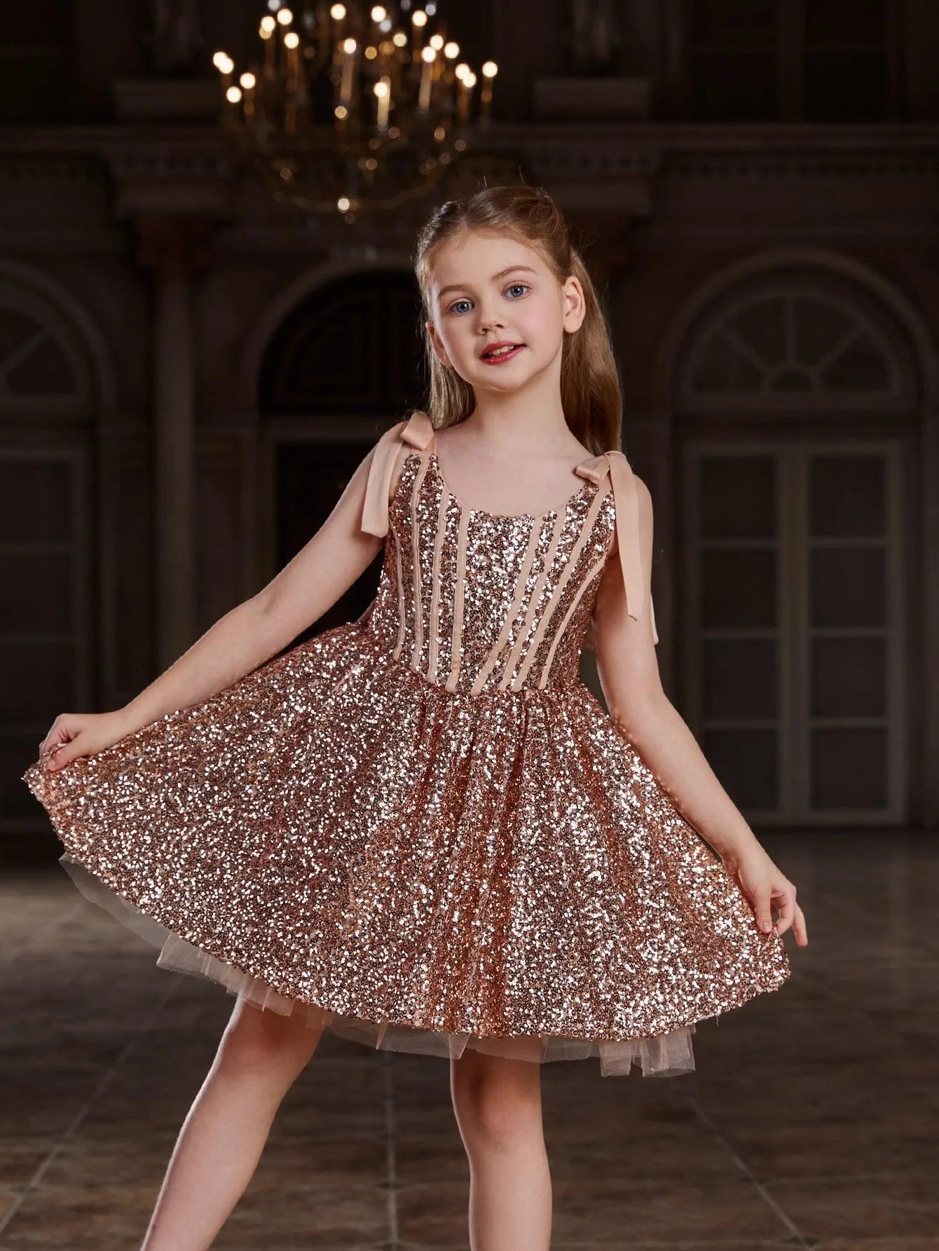 Tween Girls' Sparkling Sequin Cami Dress