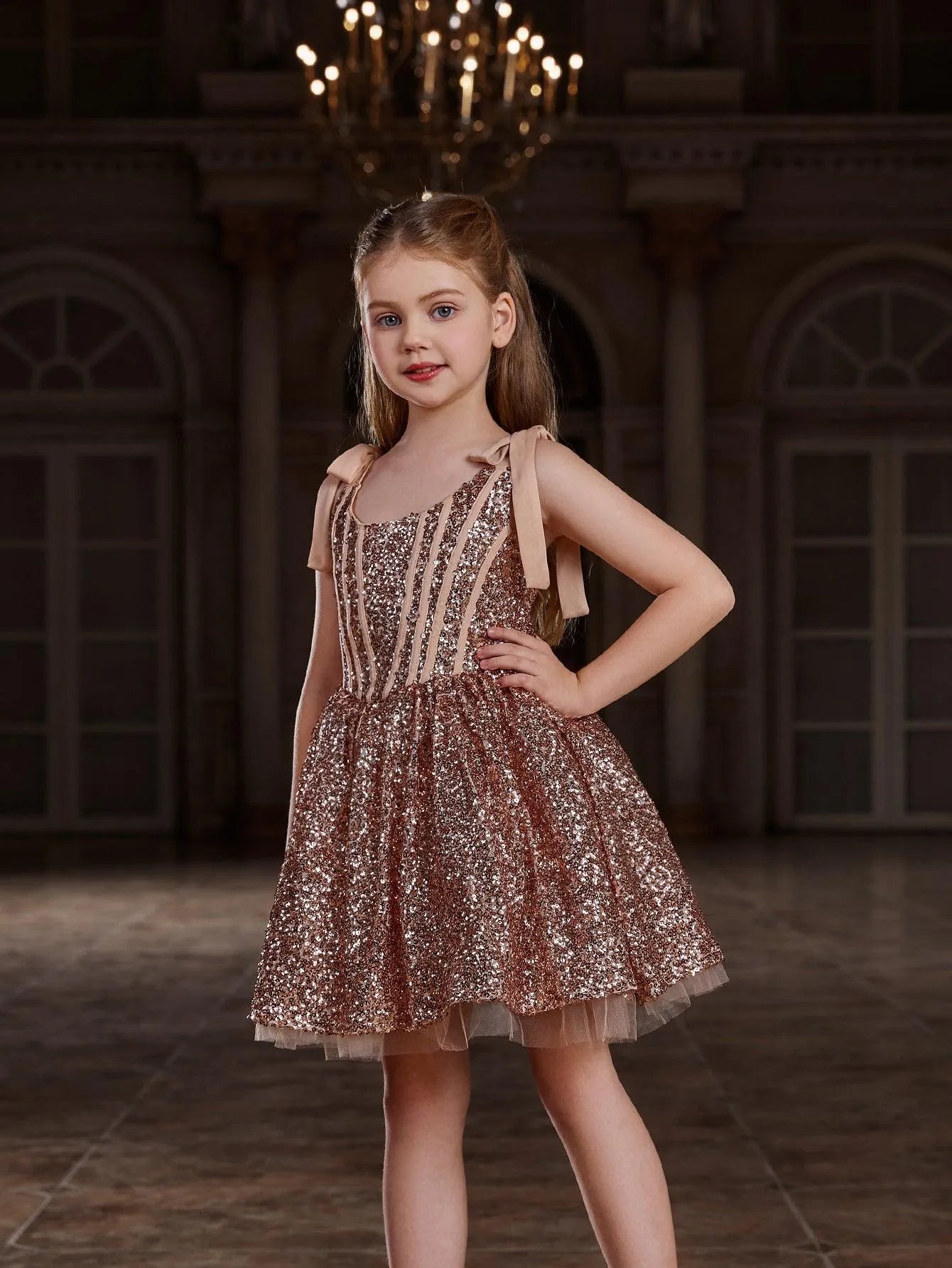 Tween Girls' Sparkling Sequin Cami Dress