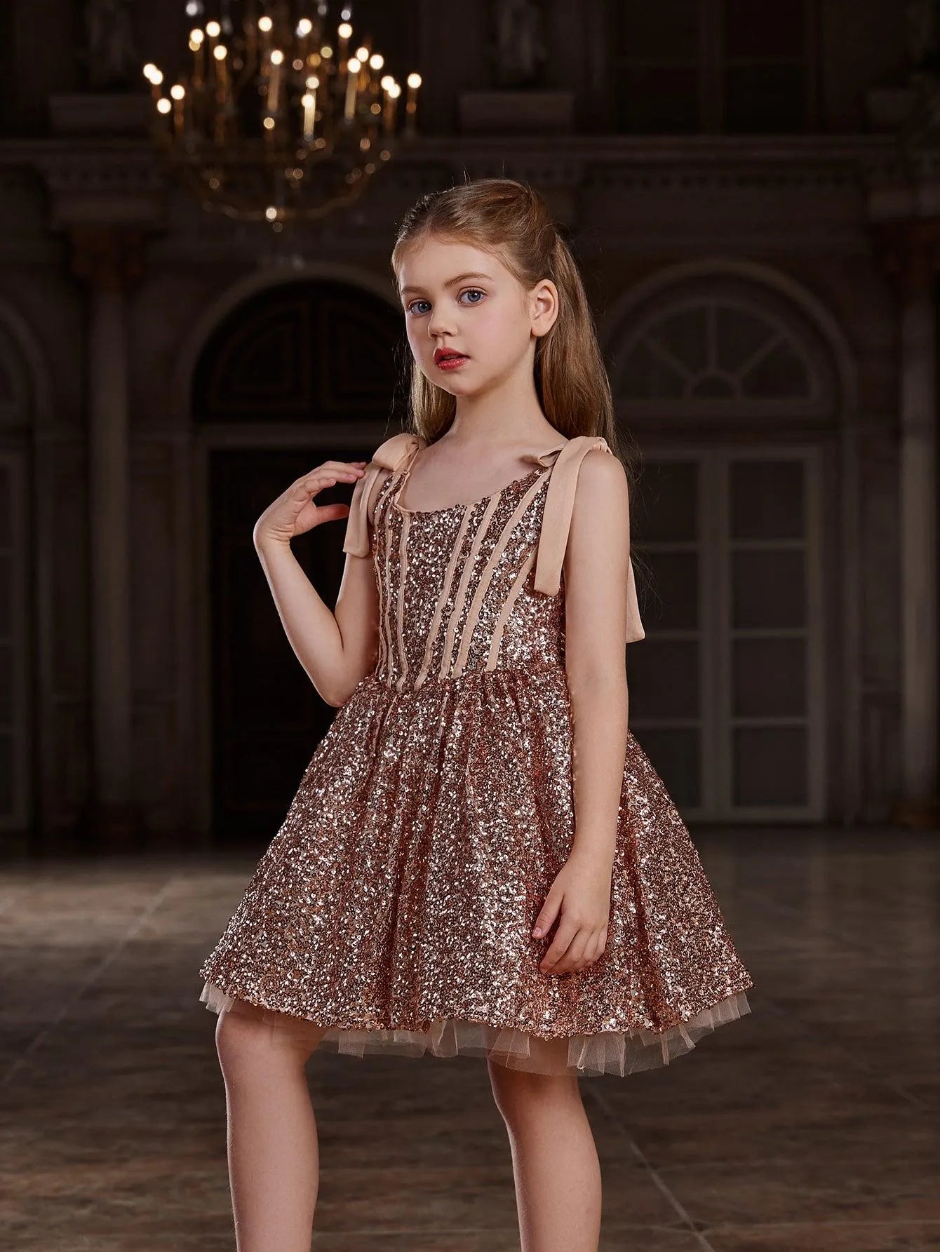 Tween Girls' Sparkling Sequin Cami Dress